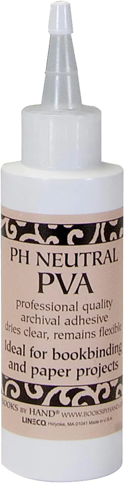 Books by Hand PH Neutral PVA Adhesive with spout - 4 ounce bottle