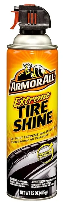 Armor All 77958 Extreme Tire Shine Aerosol - 15 oz. (Quantity 4)