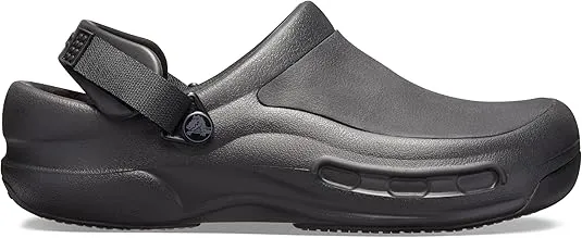 Crocs Men's and Women's Bistro Pro Work Clog Slip Resistant Work Shoe, Great Nursing or Chef Shoe