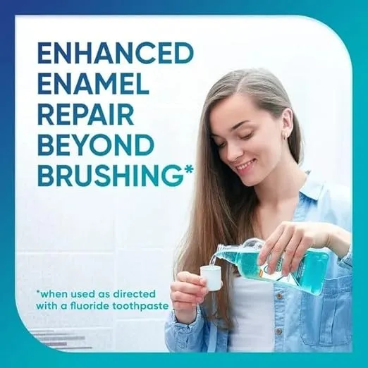 ๐ฎ๐๐๐๐น๐๐๐ Pro..Mel Intensive Enamel Repair Mouthwash to Help Actively Repair Enamel and Protect Against Cavities, Extra Fresh, 16.9 fl oz (Pack of 1), Mint