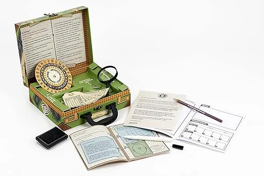 Professor PUZZLE The Detective Toolkit - Mystery Case - Sherlock Holmes Themed Detective kit for Cracking Cases and Solving Mysteries
