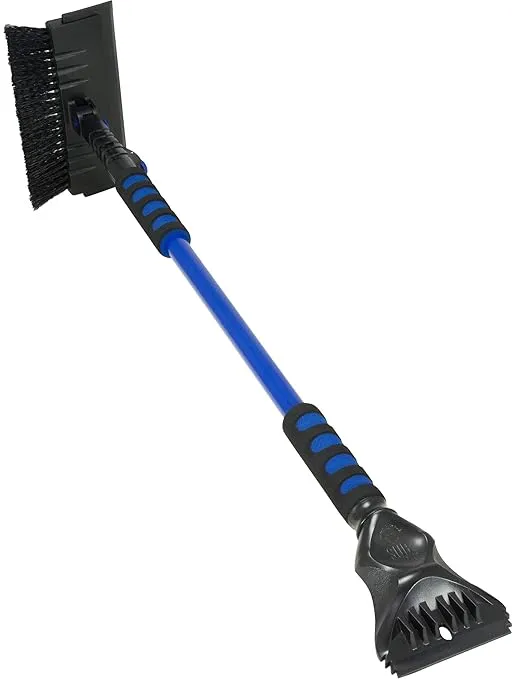 SubZero 14015 54" Avalanche Snowbroom for Truck, Car with Pivoting Brush Head and Squeegee
