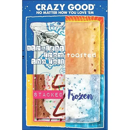 Pop-Tarts Breakfast Toaster Pastries, Frosted Confetti Cupcake (96 Pop-Tarts)
