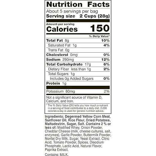 Old El Paso Fiesta Twists, Queso Cheese, Crispy Corn Snacks, 5.5 oz