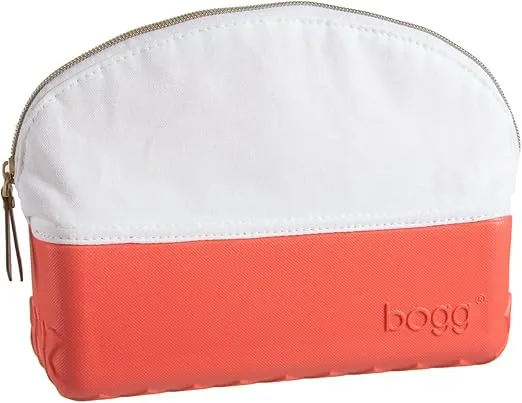 BOGG BAG Cosmetic Makeup Bag Waterproof Pouch and Organizer Perfect Travel Beauty Case from (Coral)