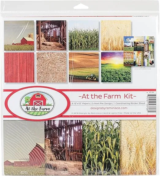 Reminisce ATF-200 at The Farm Scrapbook Collection Kit, 12x12 inches