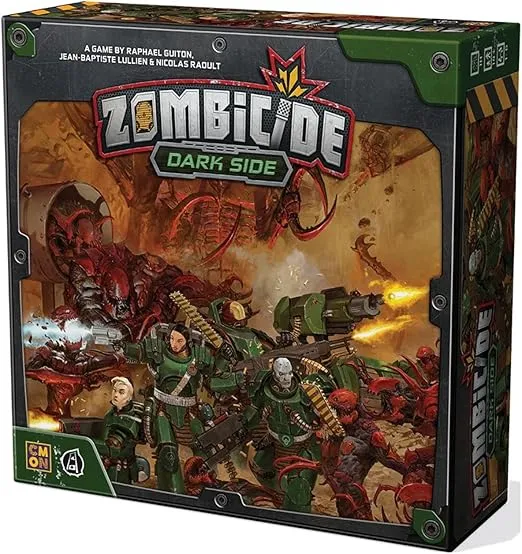 CMON Zombicide Invader Dark Side Expansion - Uncover The Deadly Secrets of PK-L7 with Green Squad! Cooperative Strategy Game with Tabletop Miniatures, Ages 14+, 1-6 Players, 1 Hour Playtime, Made