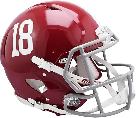 Riddell NCAA Alabama Full Size Speed Authentic Football Helmet, Large