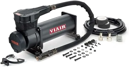 VIAIR 485C High Performance Compressor, Gen 2 | 12V Continuous Duty Cycle Compressor for Air Tanks, Bags & Air Horns | 200 PSI (Stealth Black)