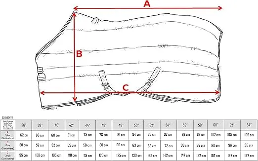 Derby Originals Nordic-Tough 1200D Heavy Weight Winter Mini Horse Pony Turnout Blanket 300G Thick Insulation Triple Layer