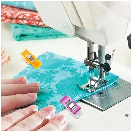 Brother SM3701 37-Stitch Sewing Machine (Multicolor) Bundle with 36 Pieces Bobbins and Sewing Thread with Case and Sewing Clips