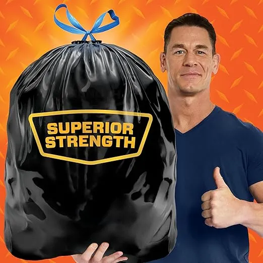 Hefty Strong Large Trash Bags, 30 Gallon, 56 Count