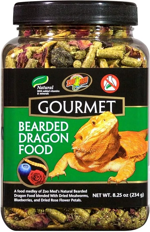Zoo Med Gourmet Bearded Dragon Food 8.25 oz