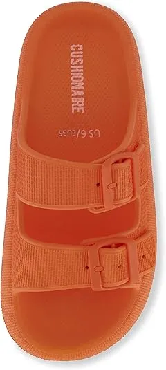 CUSHIONAIRE Women's Fame recovery cloud slide with +Comfort
