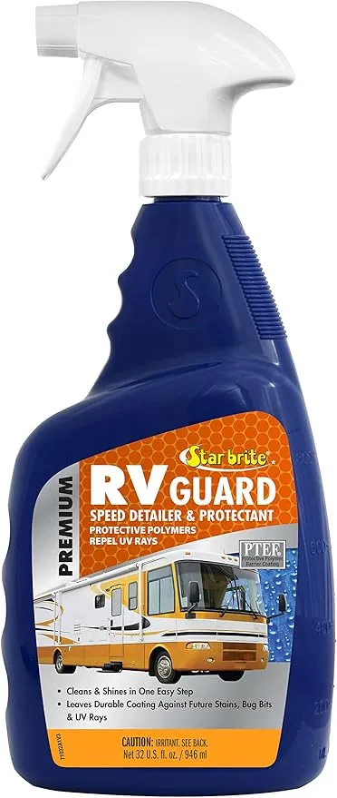 STAR BRITE Premium RV Guard Detailer & Protectant Spray – Cleans, Shines & Protects with Protective Polymers - 32 OZ (071032)