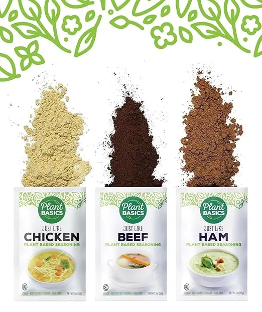 Plant Basics - Plant Based Seasoning, Just Like Ham, 2 ounce, Vegan, Gluten Free, Kosher, Non-GMO