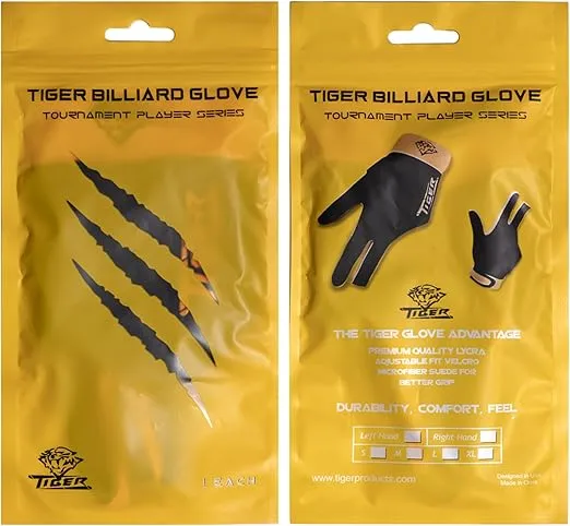TIGER Billiard Glove - for Left Hand (Medium)
