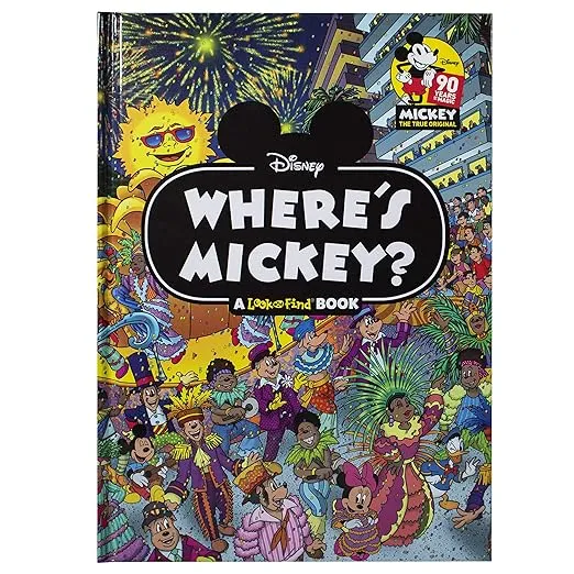 Disney - Where's Mickey Mouse - A Look and Find Book Activity Book - PI Kids
