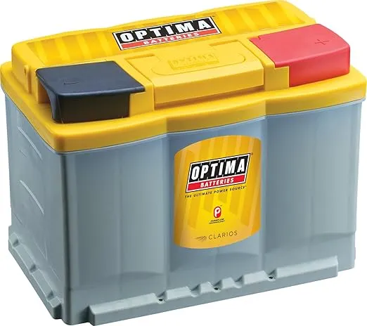 OPTIMA Batteries High Performance DH5 YellowTop Dual Purpose Sealed AGM Car, Truck and SUV Battery, 700 CCA, Maintenance Free, Versitile Mounting, BCI Group Size 47