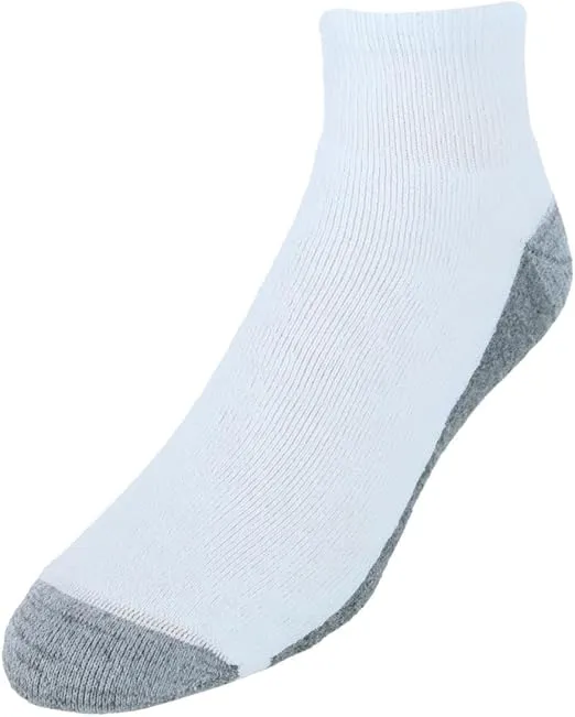 Hanes Men's Max Cushioned Ankle Socks, Multipacks