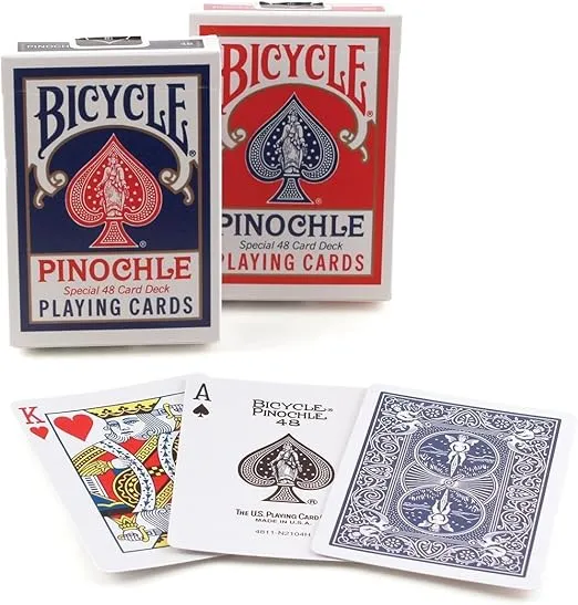 Bicycle Pinochle Playing Cards Pack of 4