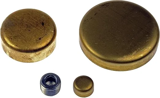 Dorman 02663 Brass Expansion Plug Kit, 10 Expansion Plugs, 4 Pipe Plugs Compatible with Select Ford / Lincoln / Mercury Models, 14 Piece