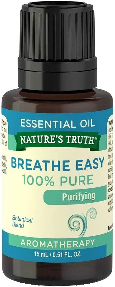 Nature's Truth Essential Oil, Breathe Easy 0.51 oz (Pack of 2)