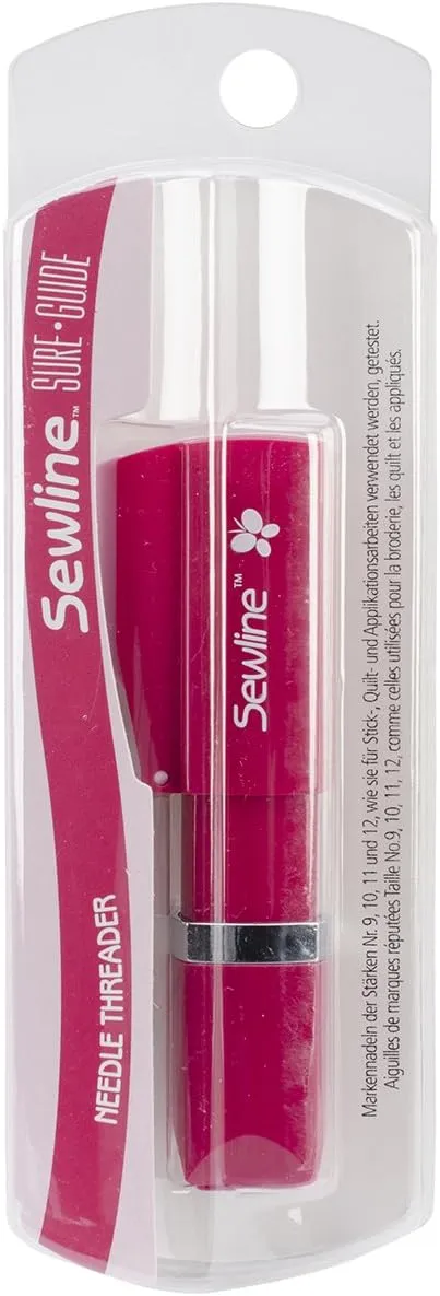 Sewline Sure Guide, Size 9-12, Red needle threader
