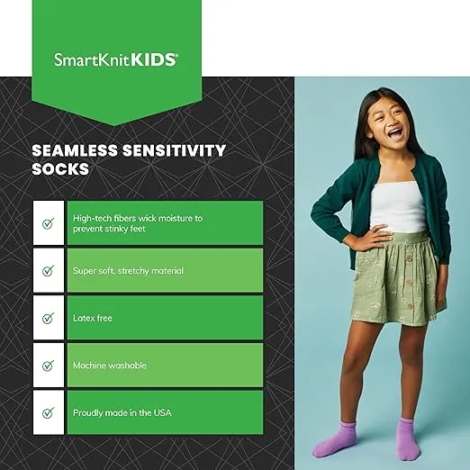 Seamless Sensitivity Socks for Sensory Issues - Made in USA
