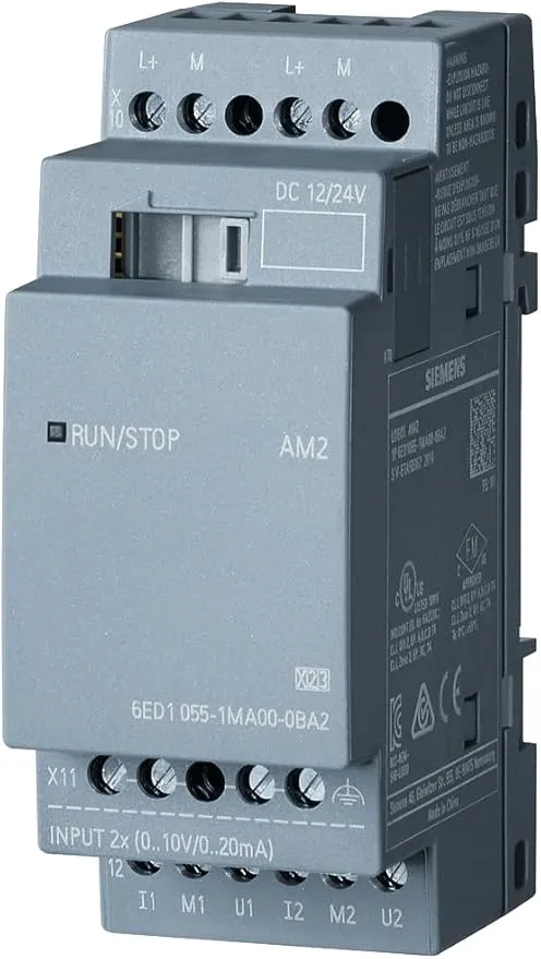 Siemens STLOGO 6ED1055-1MA00-0BA2 Logo AM2 0BA2 PLC Expansion Module 24 V/DC