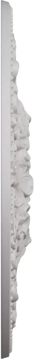 Ekena Millwork CM23ASUWF Ashley Ceiling Medallion, 23 7/8"OD x 4"ID x 2 1/8"P, Hand-Painted Ultra Pure White