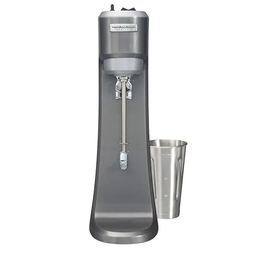 Hamilton Beach Commercial Drink Mixer, Single-Spindle for Ice-Cream Shops and Bars, Gray