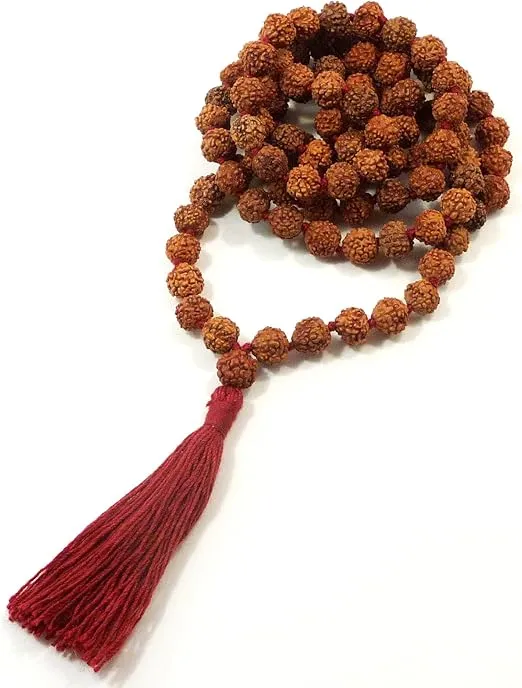 Rudraksha Meditation Mala 8mm 108 Beads