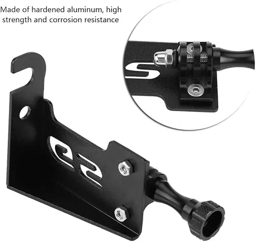 Keenso Motorcycle Front Left Camera Support Bracket for R1200GS LC R1200GS LC ADV (Black)