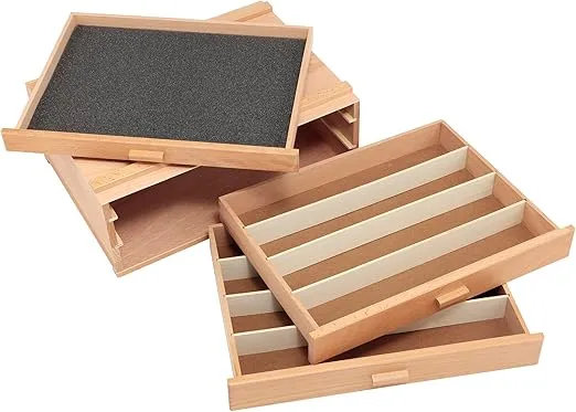 HG Art Concepts Artists Storage Chests - Premium Studio Organizer for Paint Tubes, Brushes, Pencils, Markers, & More! - 3 Drawer
