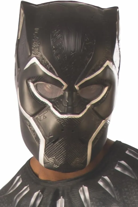 Rubie's Men's Black Panther 1/2 Adult Mask Adult Costume