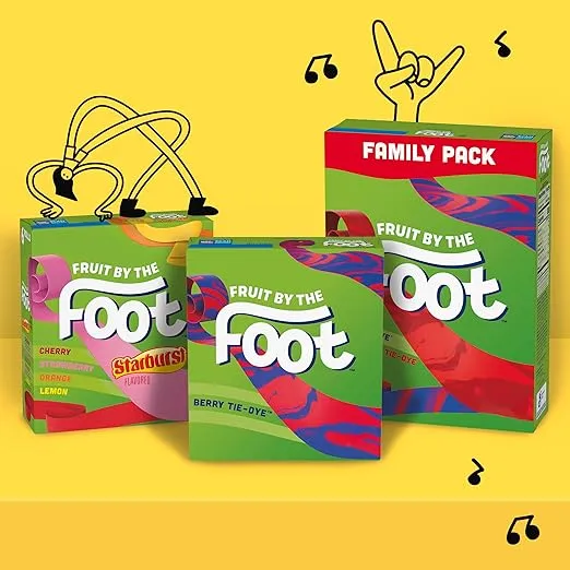 Fruit by the Foot Fruit Flavored Snacks, Starburst, Variety Pack, 12 ct