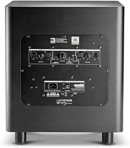 JBL Professional LSR310S - Studio Monitor Subwoofer, 10-Inch, Black