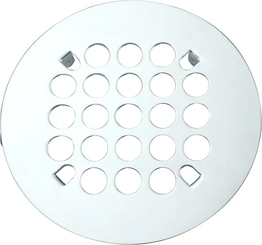 Westbrass Florestone Snap-In Shower Strainer, Powder Coat White, D3191-50