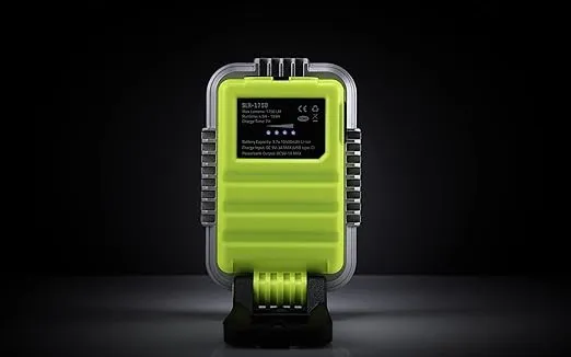 Unilite SLR-1750 USB Rechargeable High Power LED Folding Portable Work Task Light with Power Bank | 1750 Lumen | Strong Magnetic Base | Red LED Modes for Emergency | Type C Fast Charge