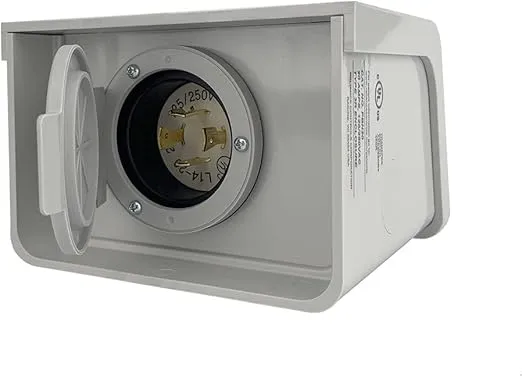 Reliance Controls Corporation PBN20 20 Amp NEMA 3R Power Inlet Box for Generators Up to 5,000 Running Watts
