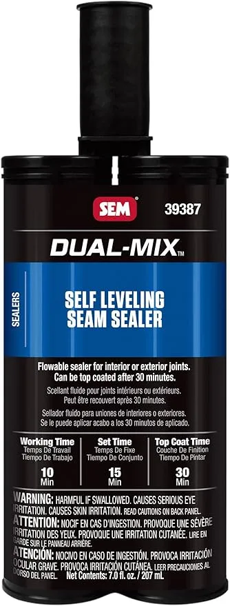 SEM 39387 Self Leveling Seam Sealer, 7 oz