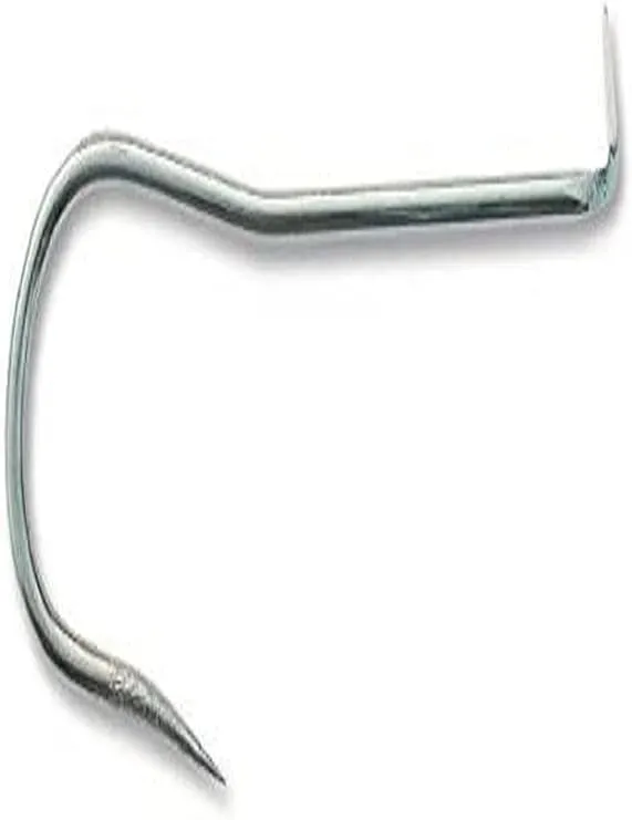 Gaff Hook, Barbless, Bent Back Shank W/Tapered Spike 4/0