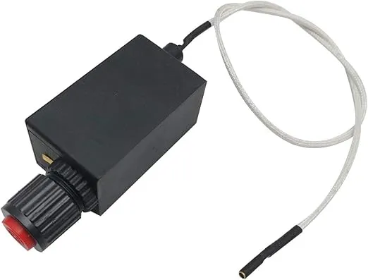 MENSI Electronic Push Button Pluse Igniter & Wire 500mm for Uniflame Patio Heaters, Gas Firepits, and Other DIY Gas Appliances