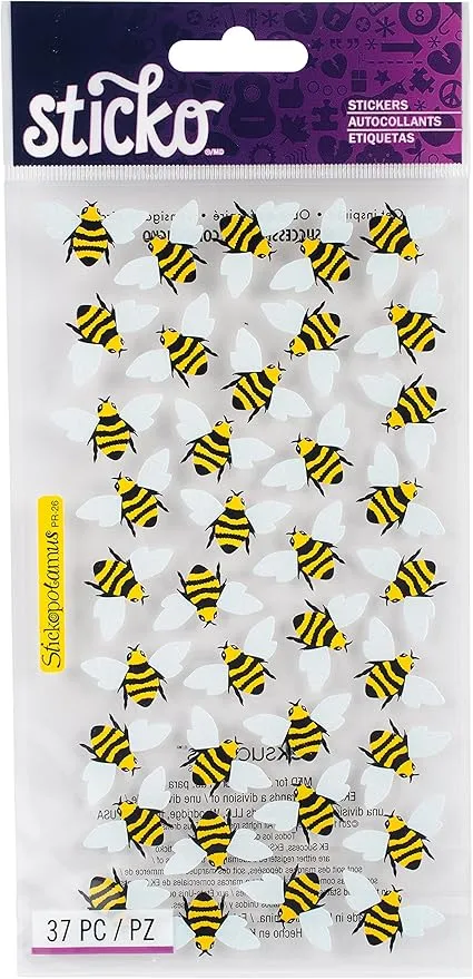 Sticko Stickopotamus-Bees (37 Piece) SPPR26, Other