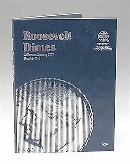 Roosevelt Dimes Folder 1965-2004 (Official Whitman Coin Folder)