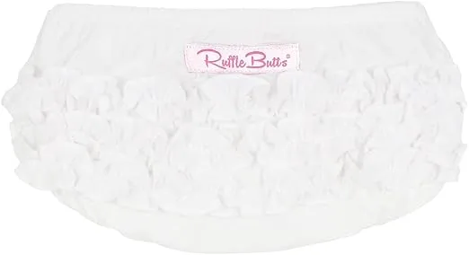 RuffleButts® Baby/Toddler Girls Ruffled Woven Bloomer