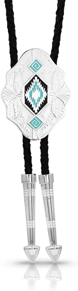 Montana Silversmiths Women's Southwest Skies Scalloped Bolo Tie - BT190TQ One Size