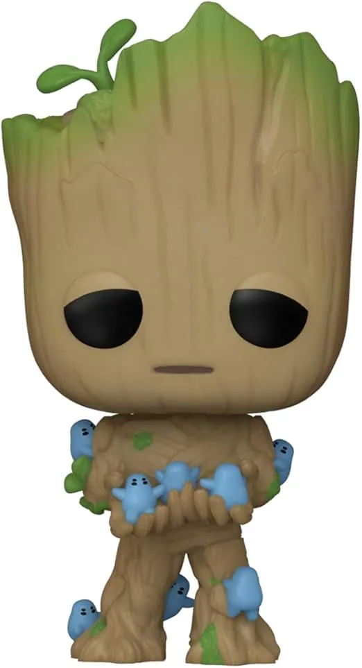 Funko Pop! Marvel: I Am Groot, Groot with Grunds