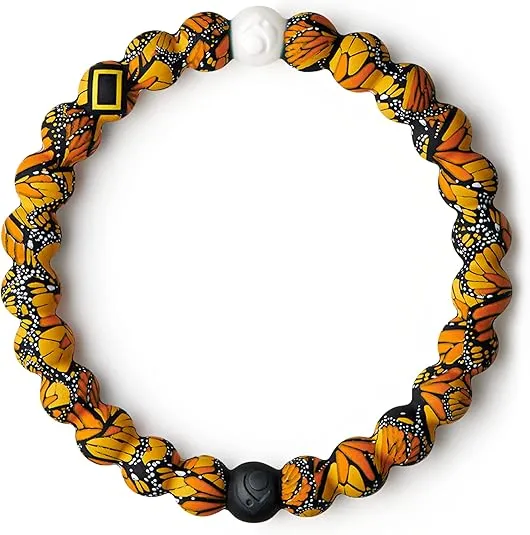 Lokai Silicone Beaded Bracelet for Women & Men, National Geographic Collection - Silicone Bracelet Slides-On, Comfortable Fit